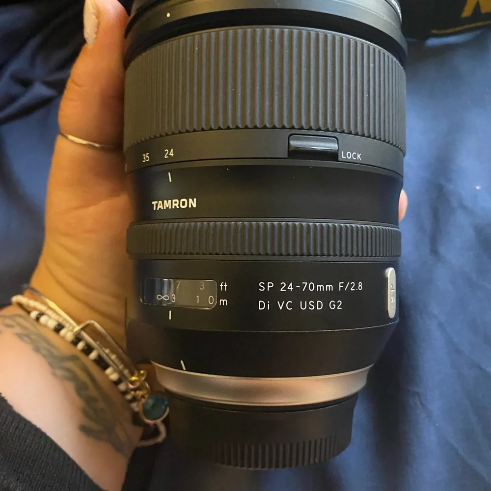 Lens and case for professional digital camera Nikon D850